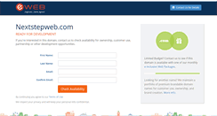 Desktop Screenshot of nextstepweb.com